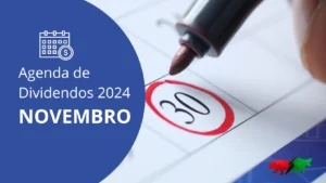 Agenda de dividendos para Novembro