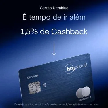 Cartão Ultrablue btg