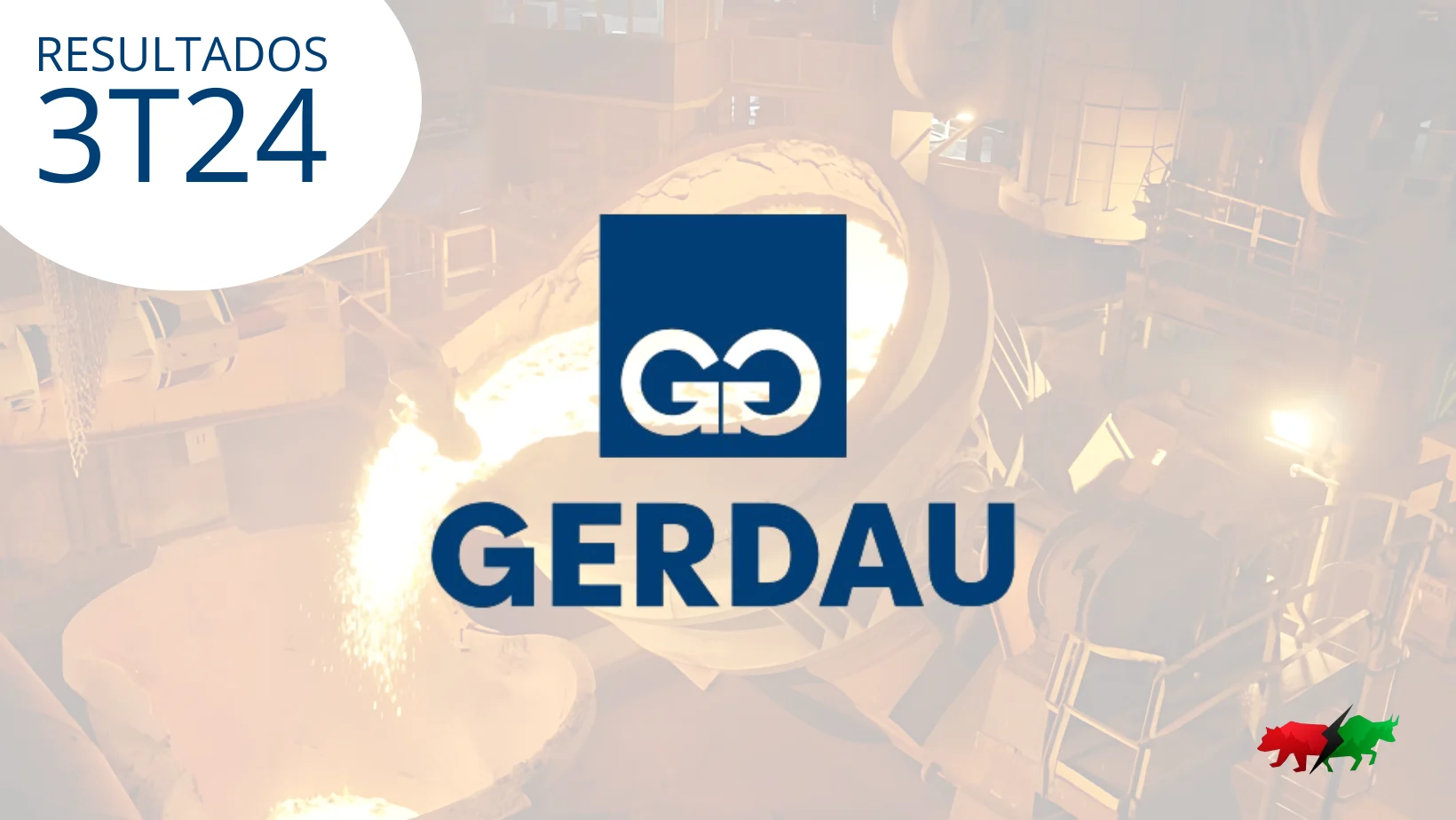 resultado da gerdau no 3t24
