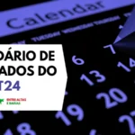 Calendário de resultados do 4T24