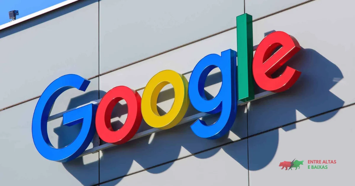 Ação da Google cai
