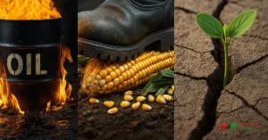Commodities sob pressão
