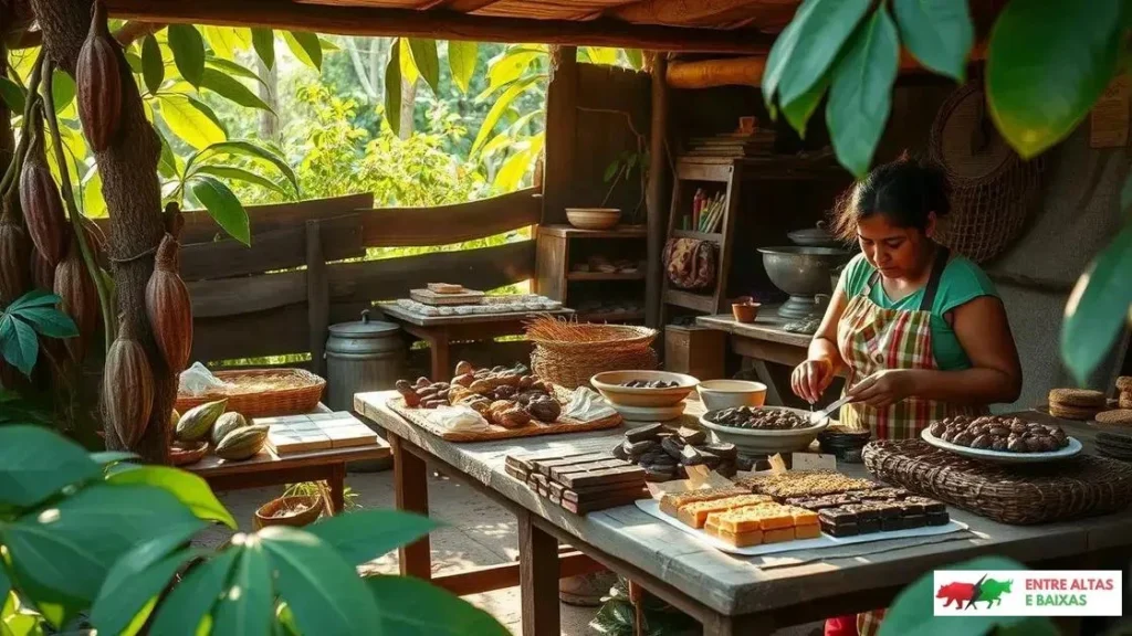 Empreendedora de Rondônia fatura R$ 15 mil com rapadura de cacau artesanal