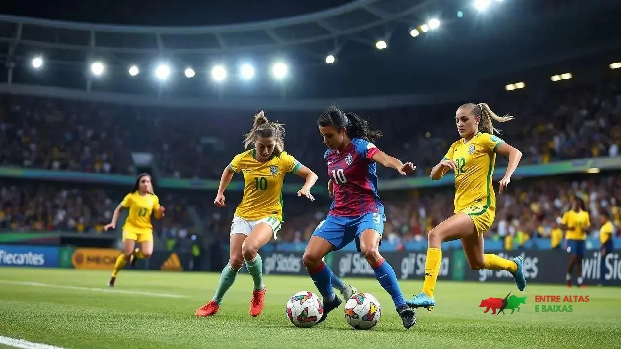 Brasil busca manter liderança no Grupo B contra Colômbia na Copa América Feminina