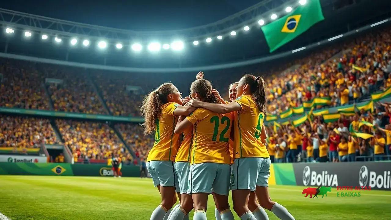 Brasil domina Bolívia e vence por 6 a 0 na Copa América Feminina 2025