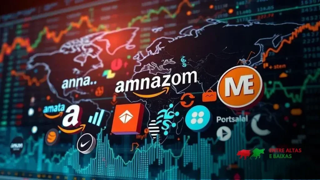 Carteira de ações internacionais para julho foca em Amazon e Meta com bons retornos