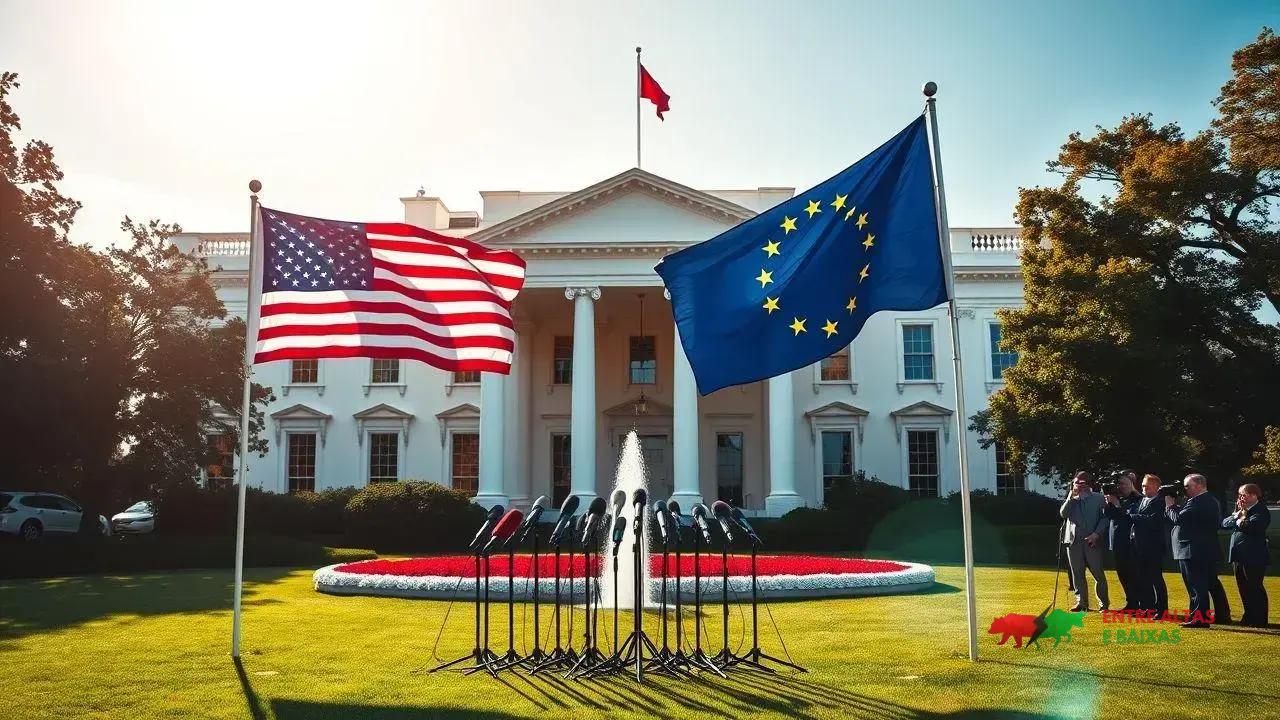 Casa Branca chama de especulação acordo de tarifas de 15% entre EUA e UE