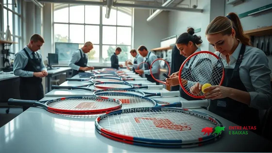 Conheça os bastidores do serviço oficial de encordoamento da Babolat em Wimbledon