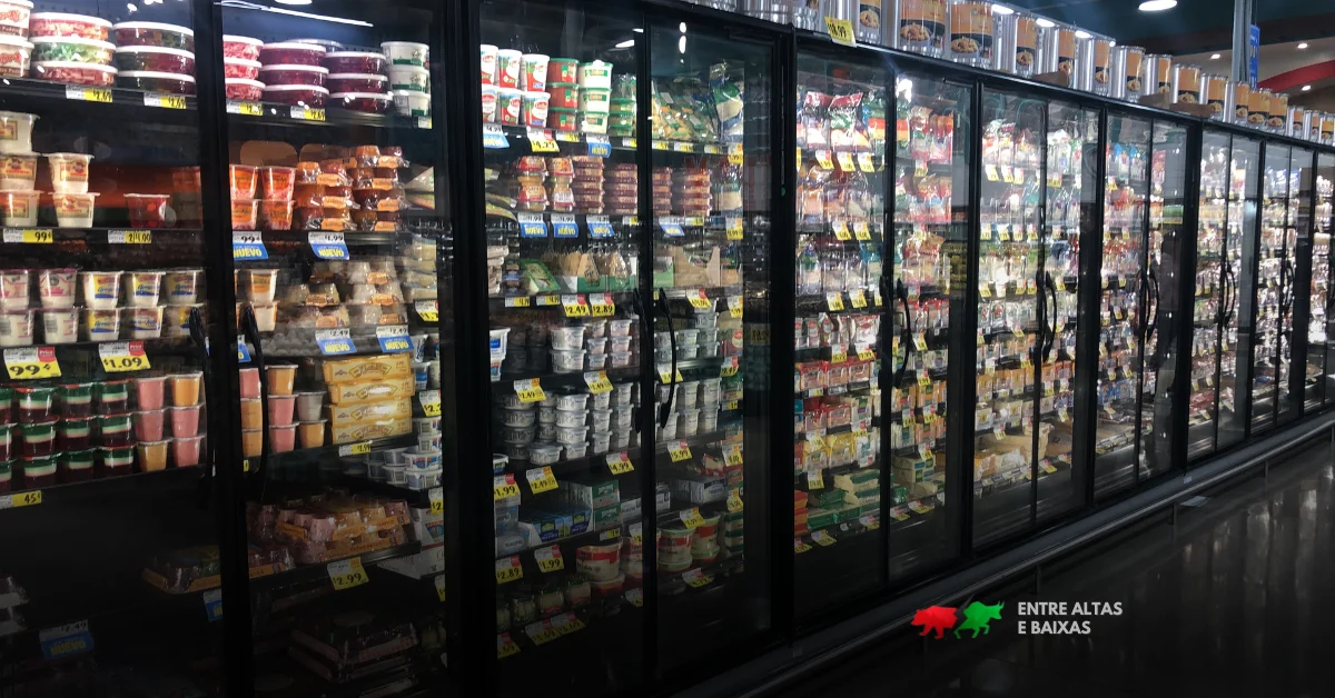 deflação de alimentos pode afetar supermercados