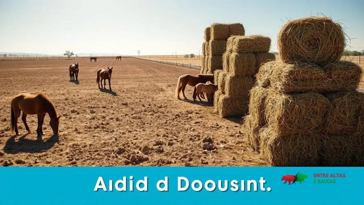 Estiagem Eleva Demanda por Feno e Afeta Qualidade das Pastagens