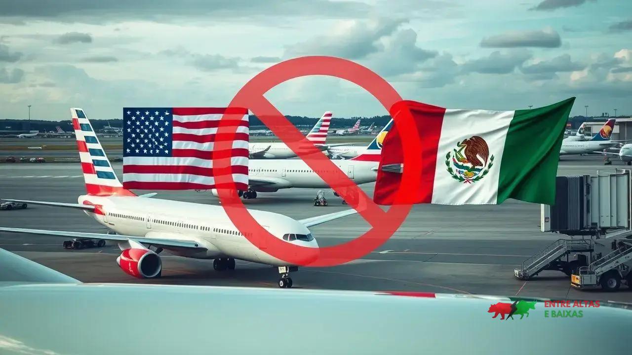 EUA ameaçam companhias aéreas mexicanas após disputa na concorrência aérea