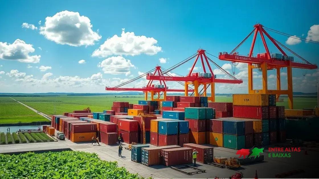 Exportações do agronegócio brasileiro somam US$ 82 bilhões no 1º semestre de 2025