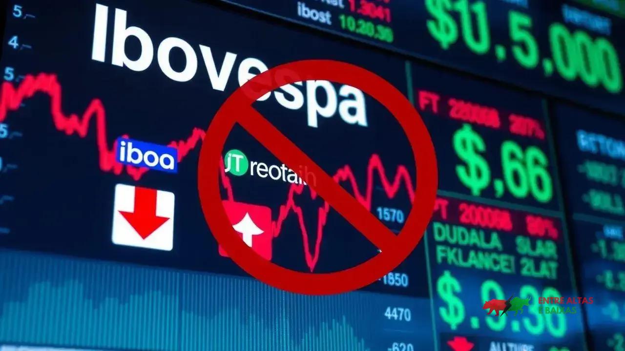 Ibovespa cai 1,62% com alta da cotação do dólar e queda forte do Santander