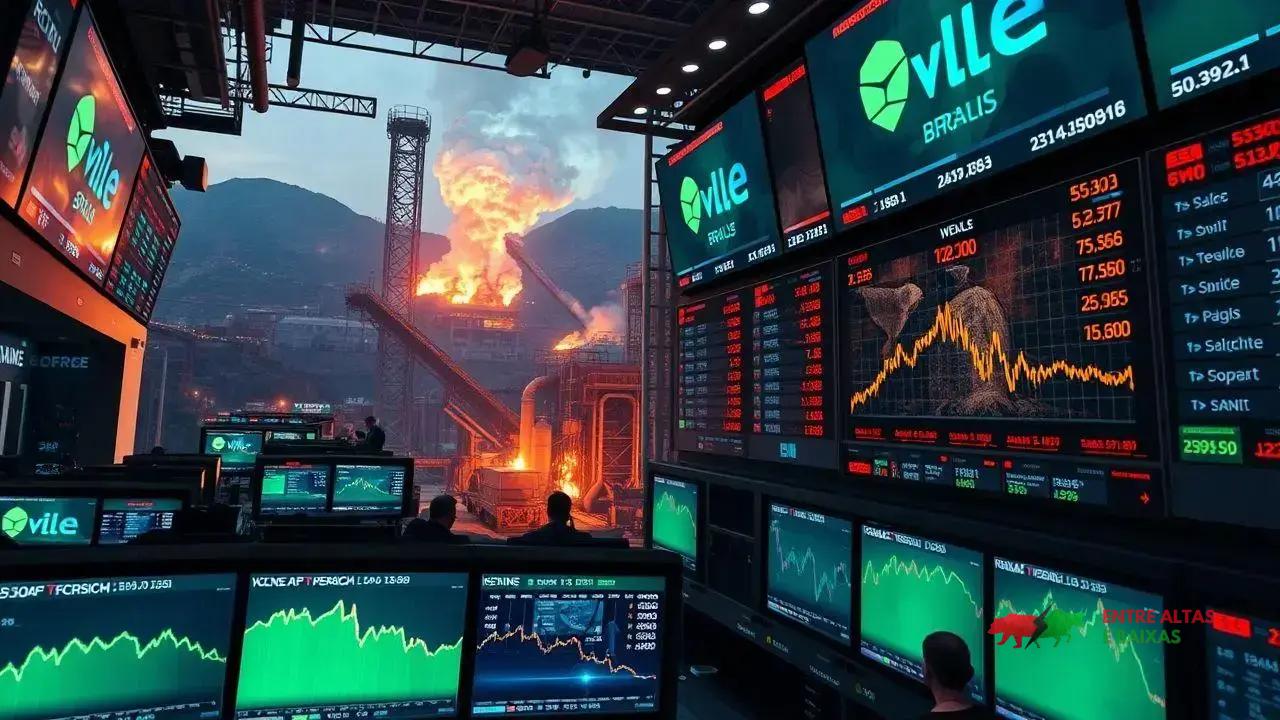 Ibovespa sobe 0,59% com Vale e minério em alta apesar das tarifas EUA-Brasil