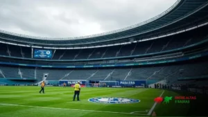 Lincoln Financial Field recebe últimos ajustes para Palmeiras x Chelsea no Mundial
