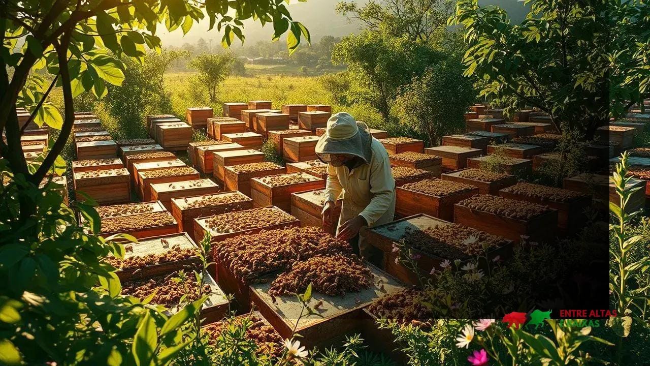 Produtor de Cariacica aposta na produção sustentável de mel e cresce 18% em 2024