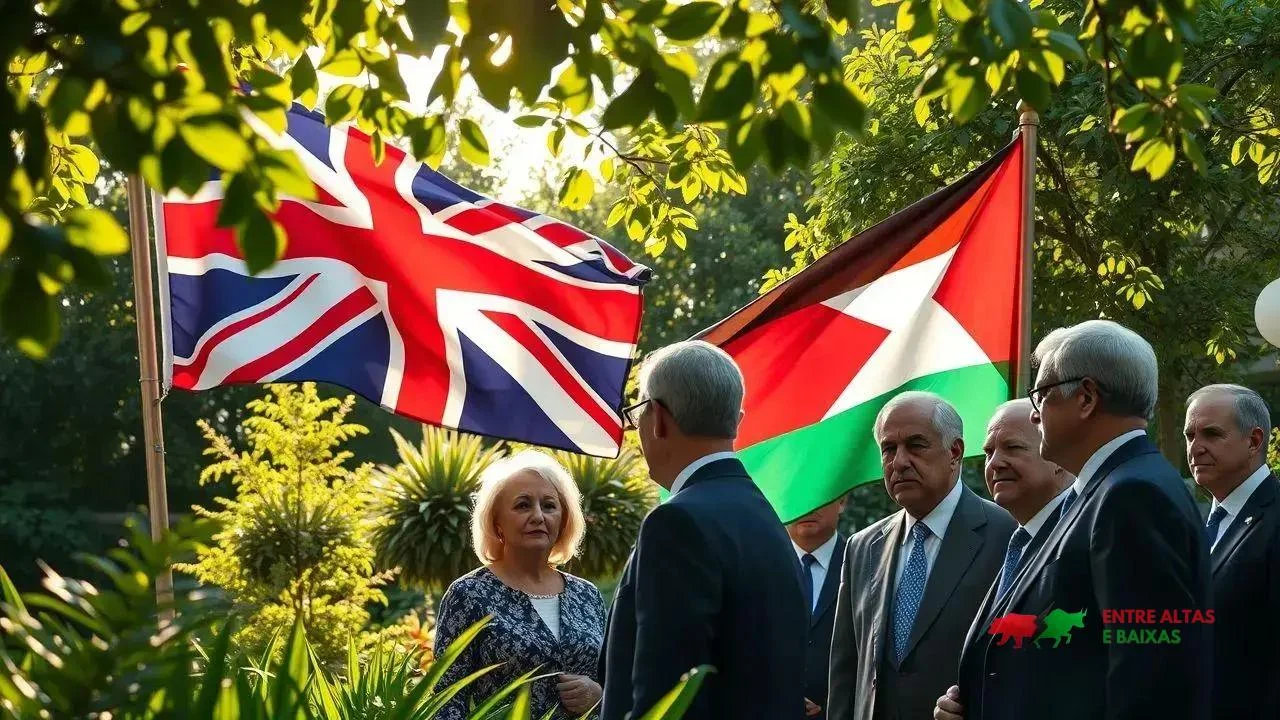Reino Unido pode reconhecer Estado da Palestina em setembro se situação em Gaza não melhorar