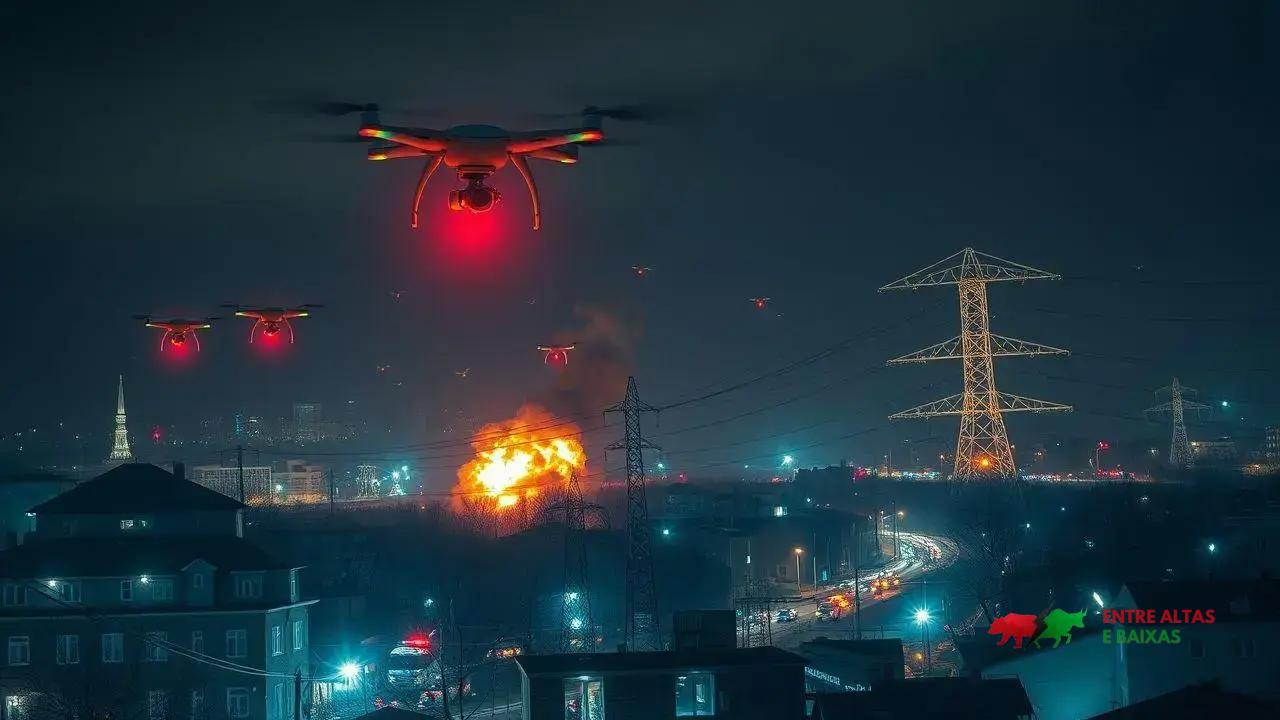Rússia intensifica ataque com 400 drones e mísseis, atinge energia na Ucrânia