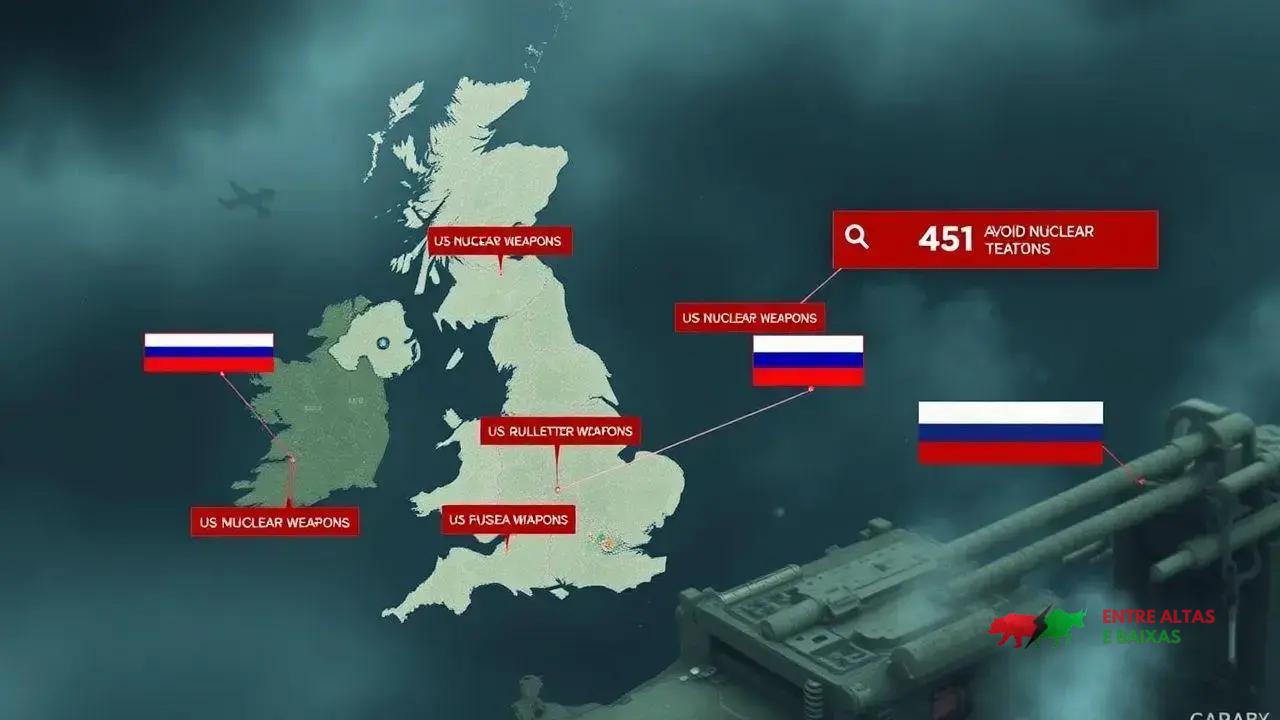 Rússia monitora posicionamento de armas nucleares dos EUA no Reino Unido amid escalada