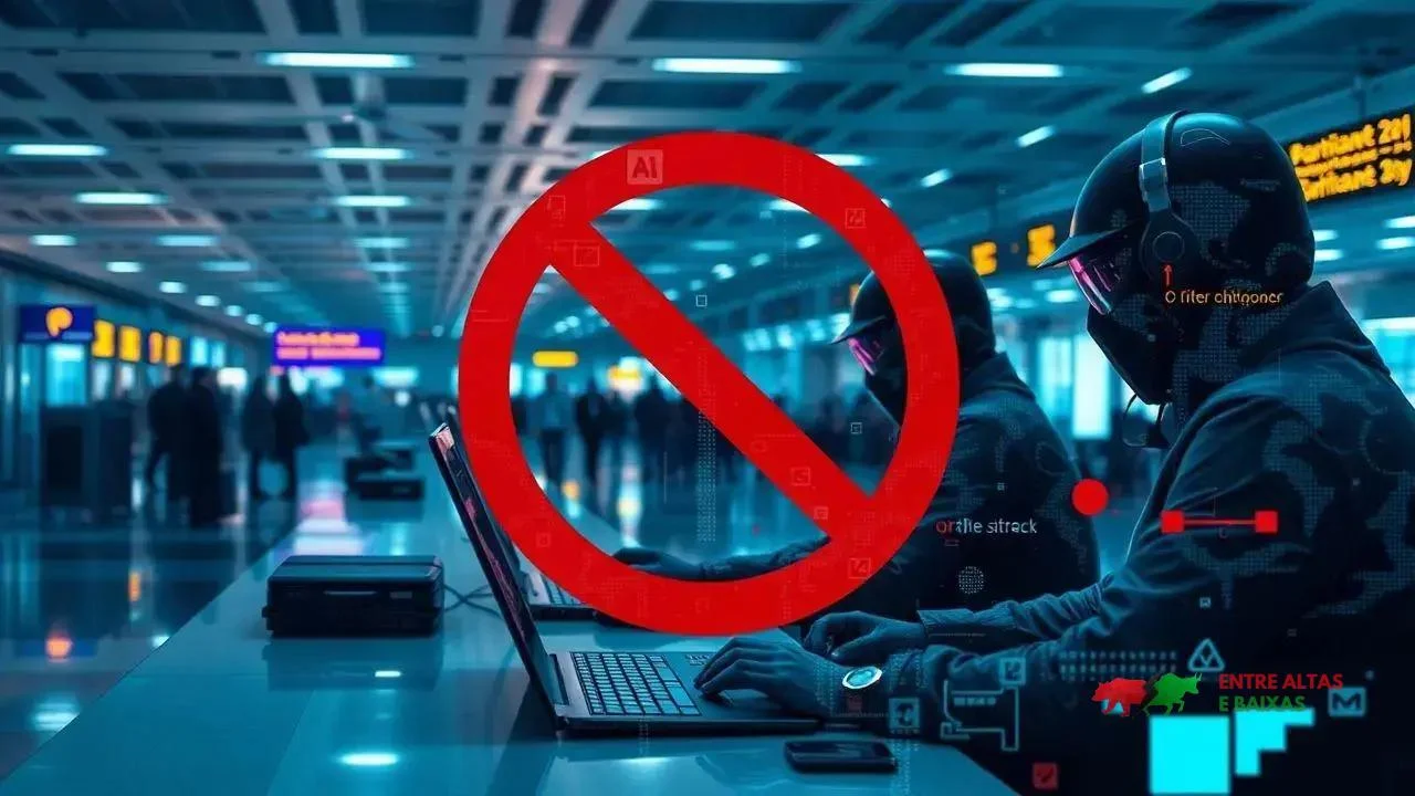 Sabotagem digital da Aeroflot paralisa aeroportos russos e expõe grupos hackers