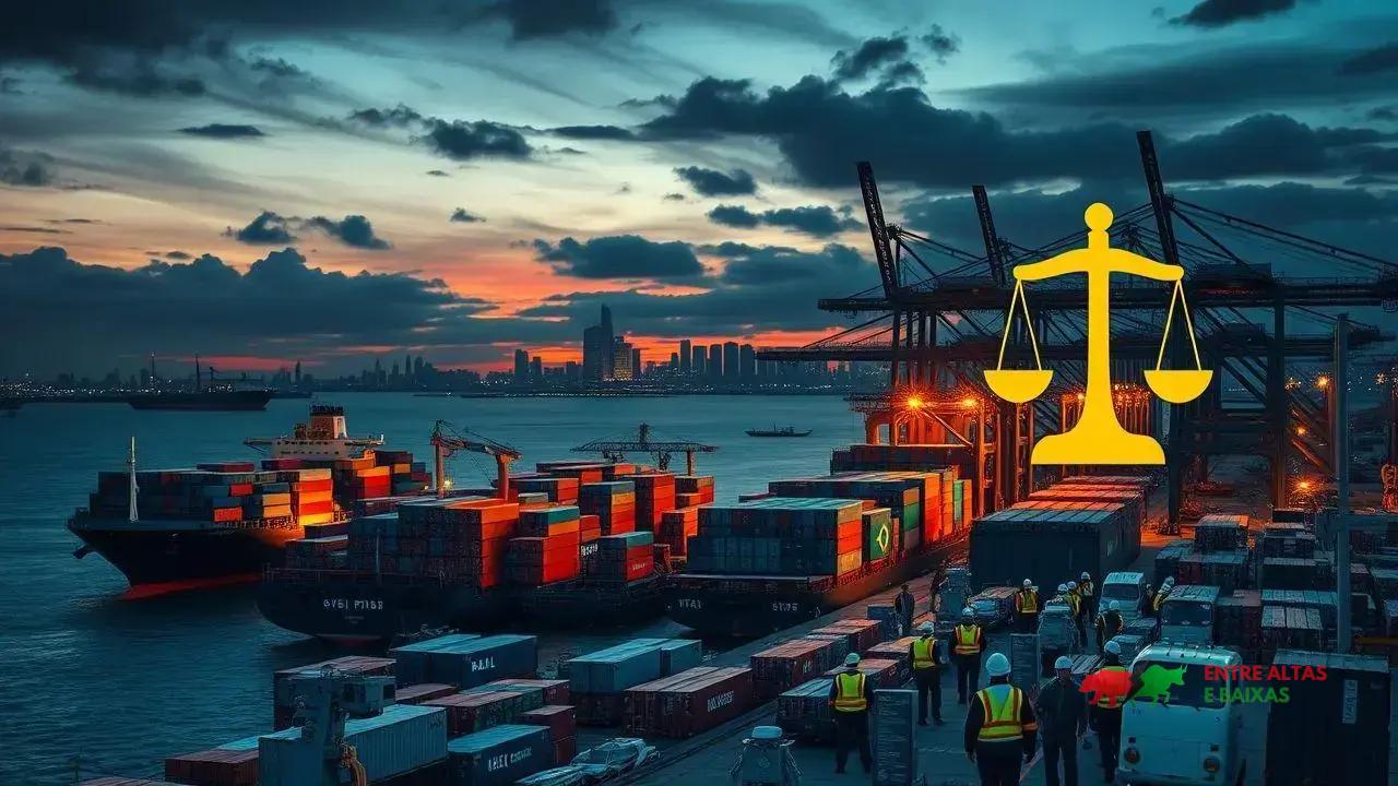Tarifa de 50% dos EUA atinge exportações do Brasil e provoca reação do governo