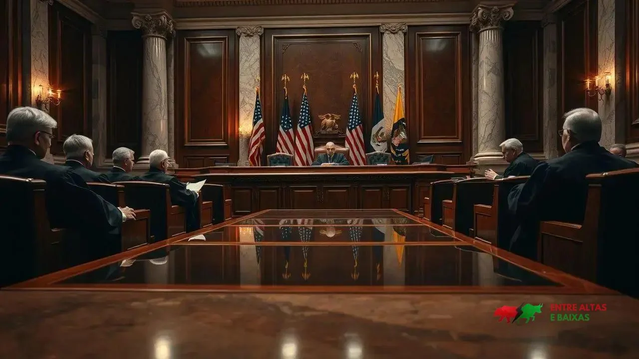 Tribunal revisa autoridade de Trump para impor tarifas nos EUA em 2025