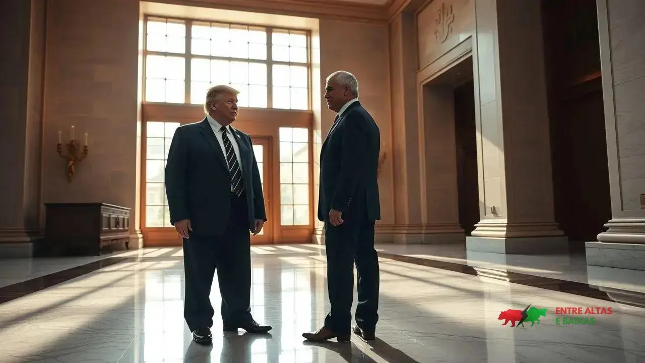 Trump sugere que Fed pode reduzir taxa de juros após reunião com Powell