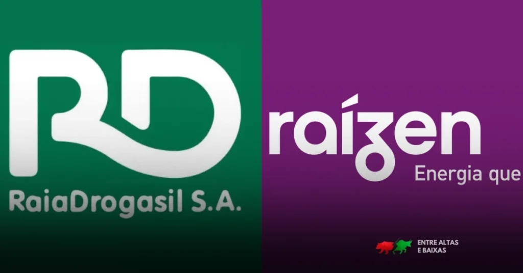 Ações da Raia Drogasil (RADL3) liderou as altas, enquanto Raízen (RAIZ4) foi a maior queda do mês na bolsa de valores.