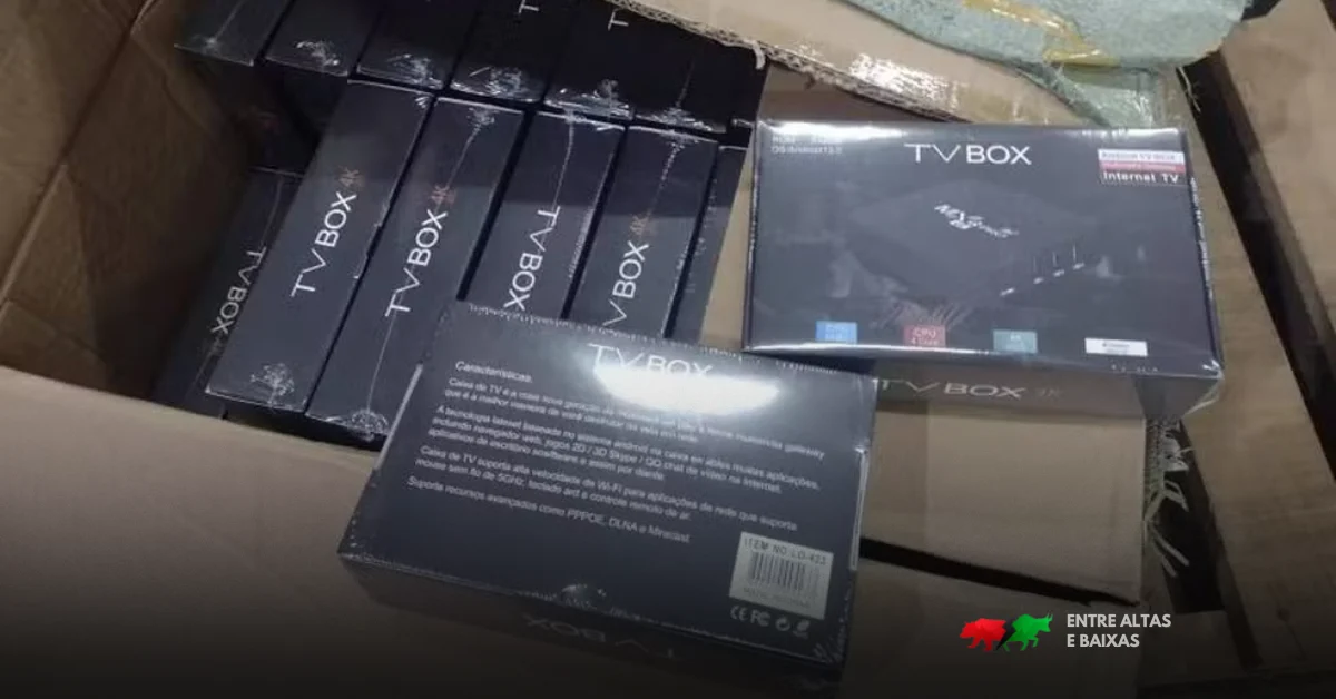 aparelhos de TV Box