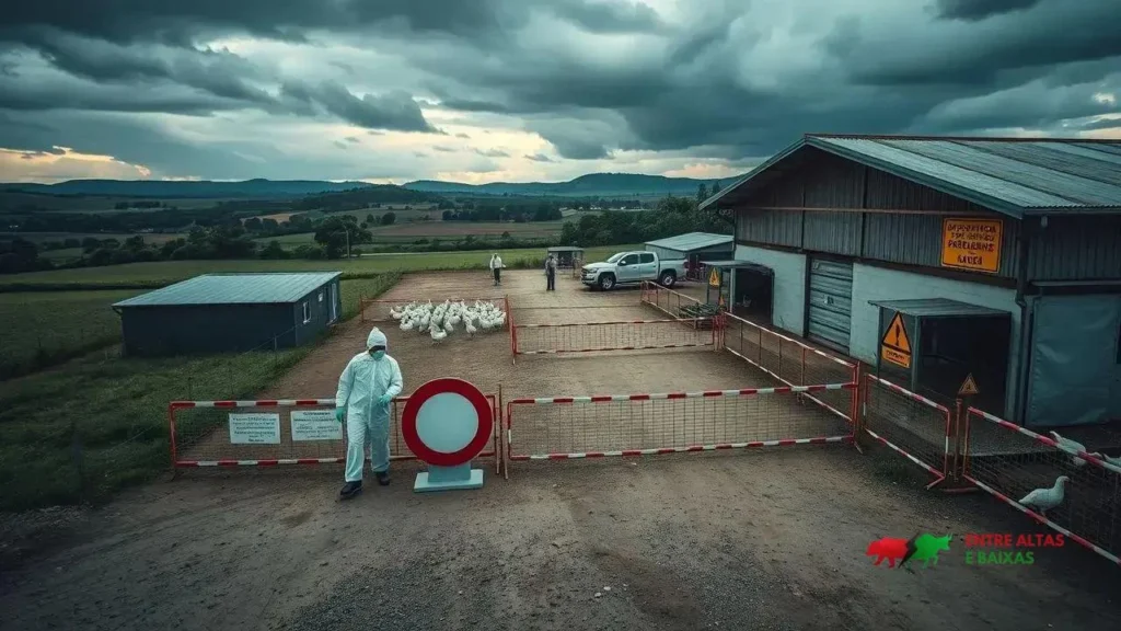 Argentina suspende exportações devido a foco de gripe aviária em granja