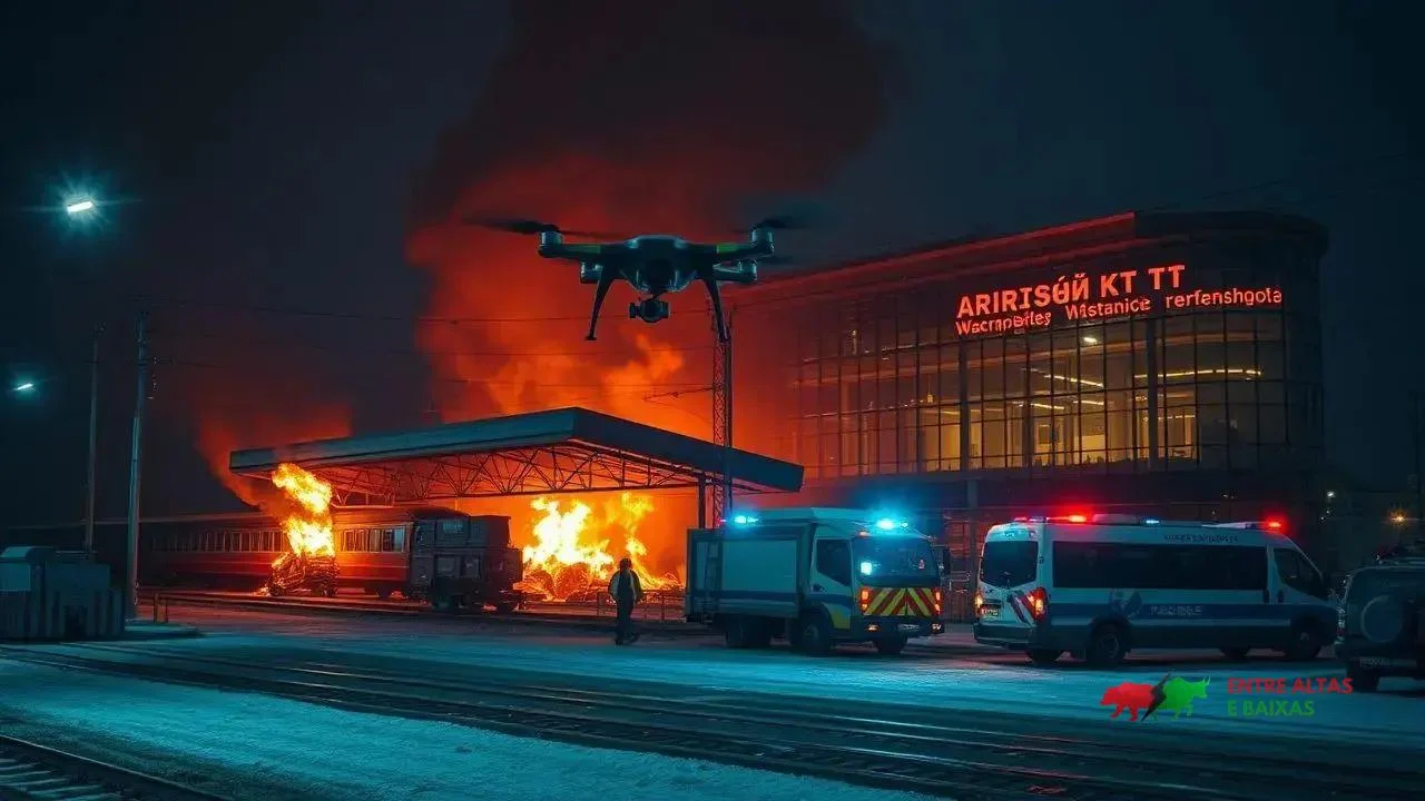 Ataque ucraniano com drone causa incêndio e atrasos em Volgogrado
