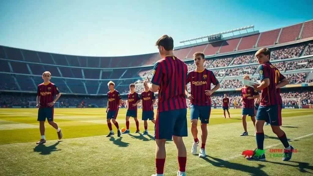 Belletti leva o Barcelona Sub-20 ao Maracanã contra o Flamengo