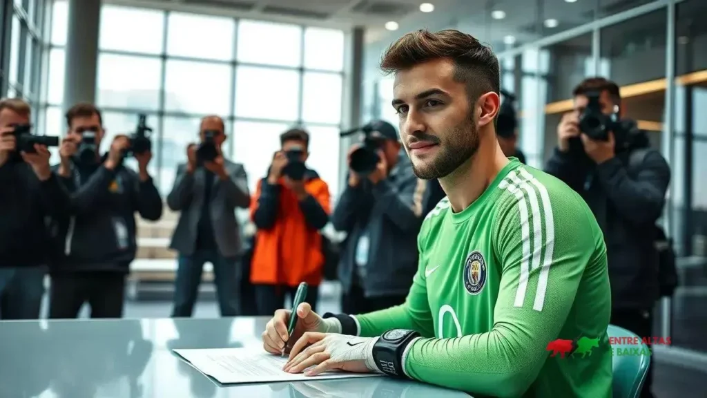 Carlos Miguel é apresentado como reforço do Palmeiras até 2030