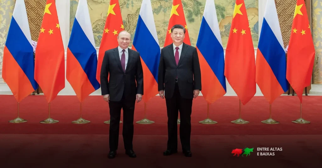 comércio entre Rússia e China