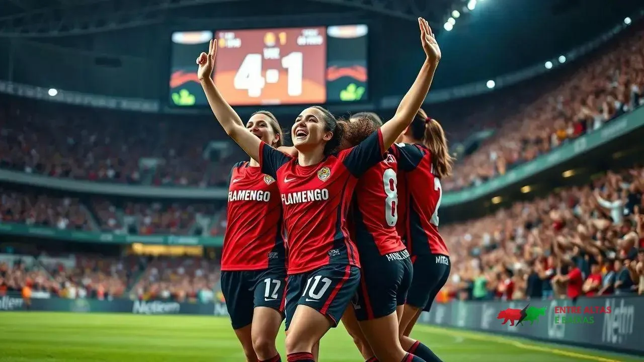 Djeni e Flamengo garantem vaga: 4 a 1 sobre o Internacional e objetivo cumprido