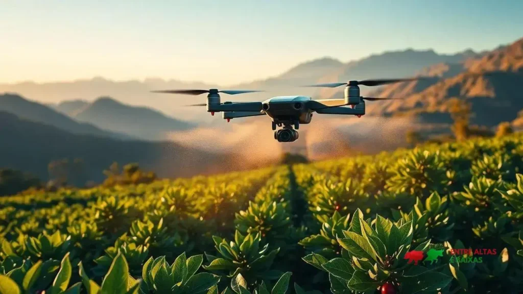 Drones na Agricultura: Como Tecnologia Revoluciona Café em Caconde