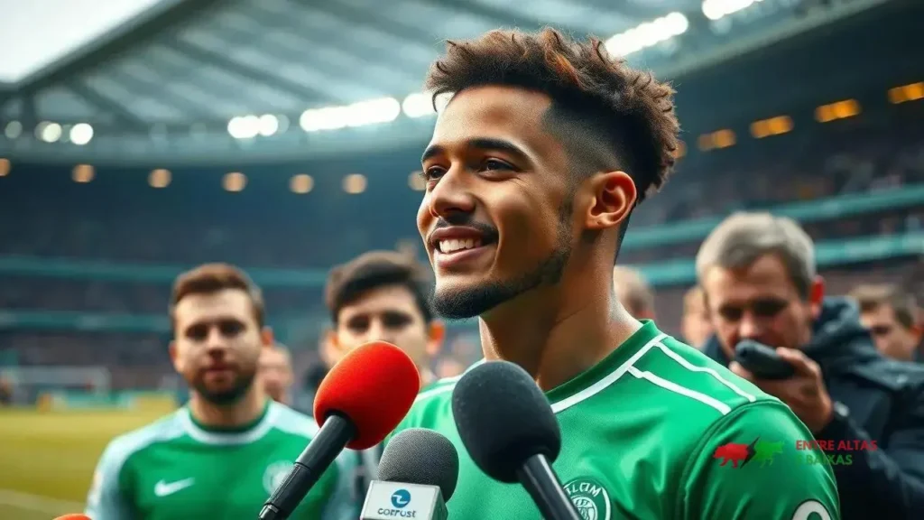 Jefté é apresentado no Palmeiras e diz buscar vaga na seleção brasileira