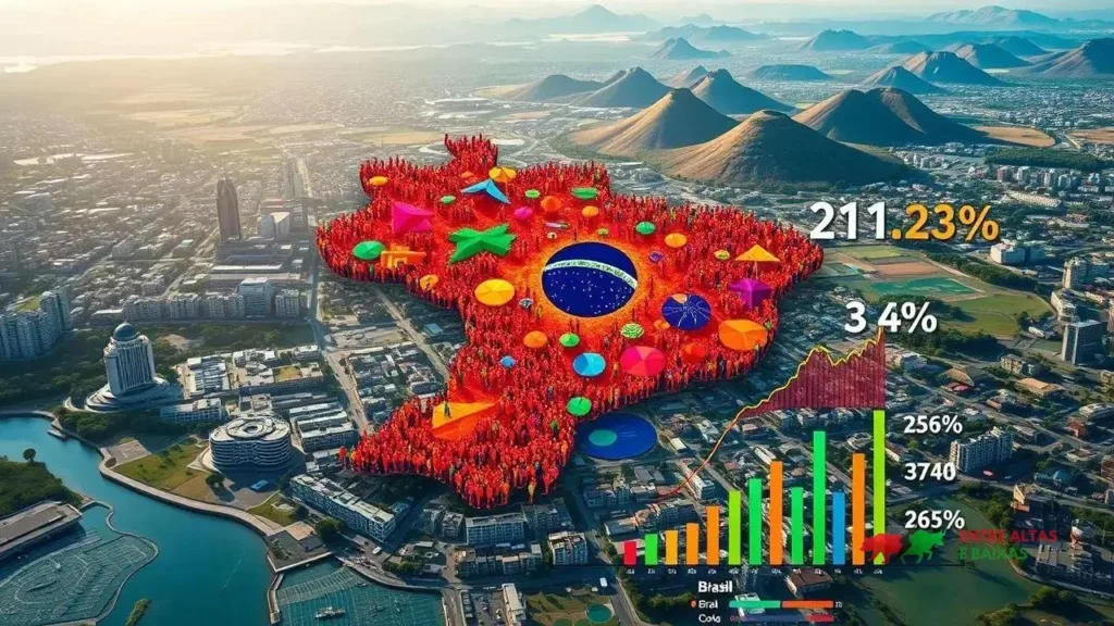 População Brasileira Atinge 213,4 Milhões, Aumento de 5,1% Desde 2022