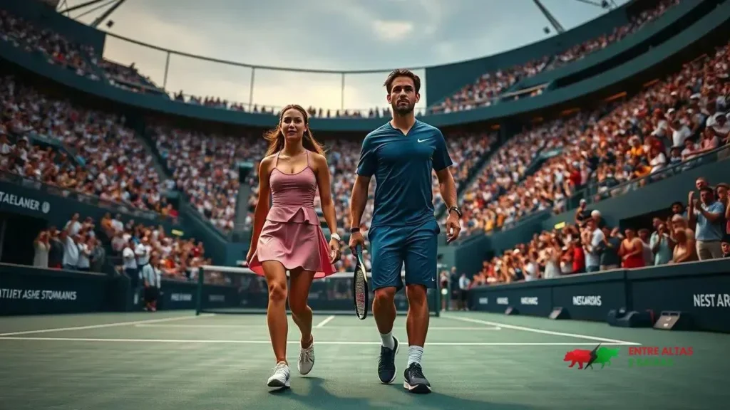 Raducanu e Alcaraz perdem 4-2 4-2 para Pegula e Draper no US Open
