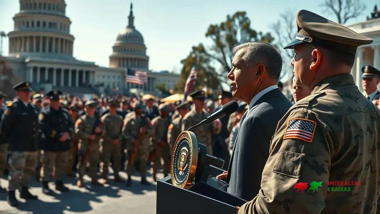 Trump anuncia controle federal da polícia e envio da Guarda Nacional a Washington