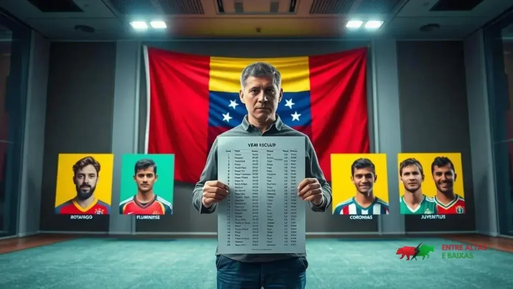 Venezuela convoca seis jogadores do Brasil para duelo com Argentina e Colômbia