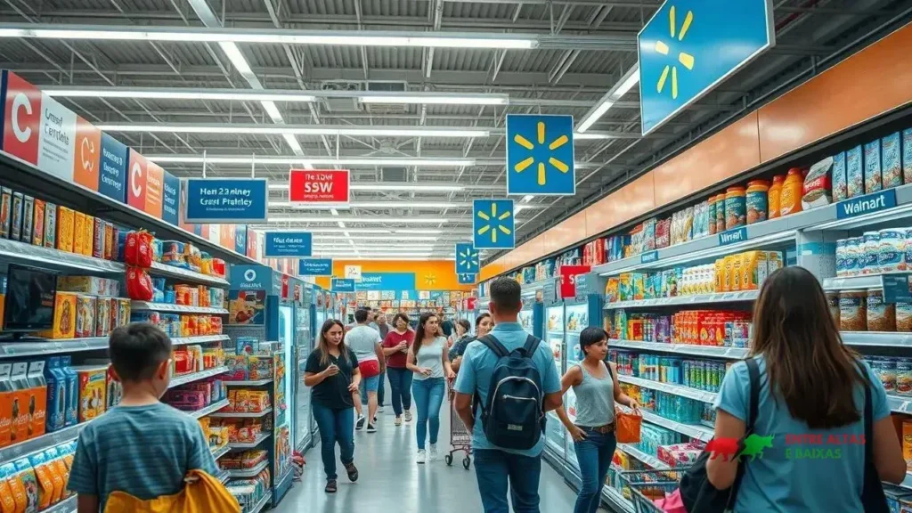 Walmart eleva previsão de vendas e lucros para 2025 com preços baixos
