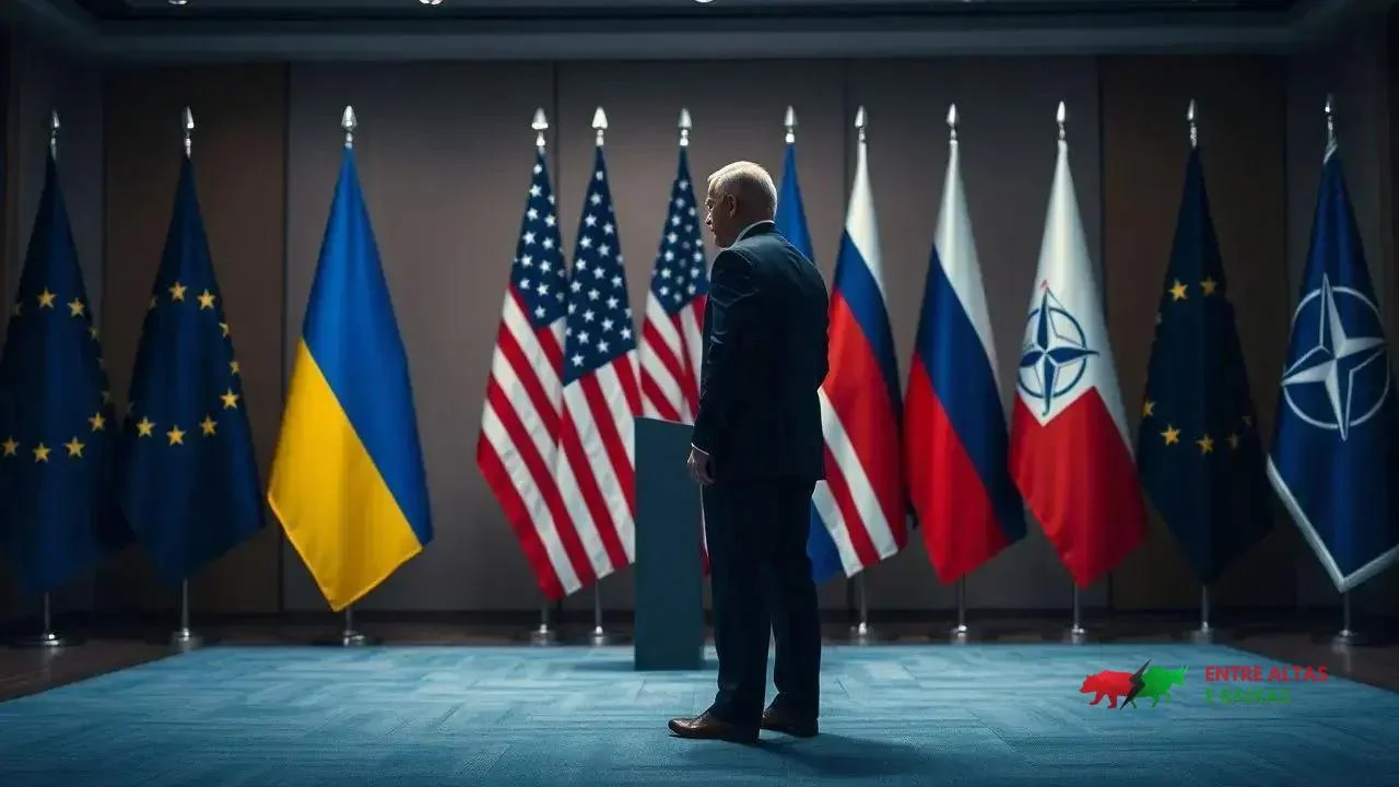 Zelensky na cúpula: UE e Otan exigem participação antes de Trump-Putin