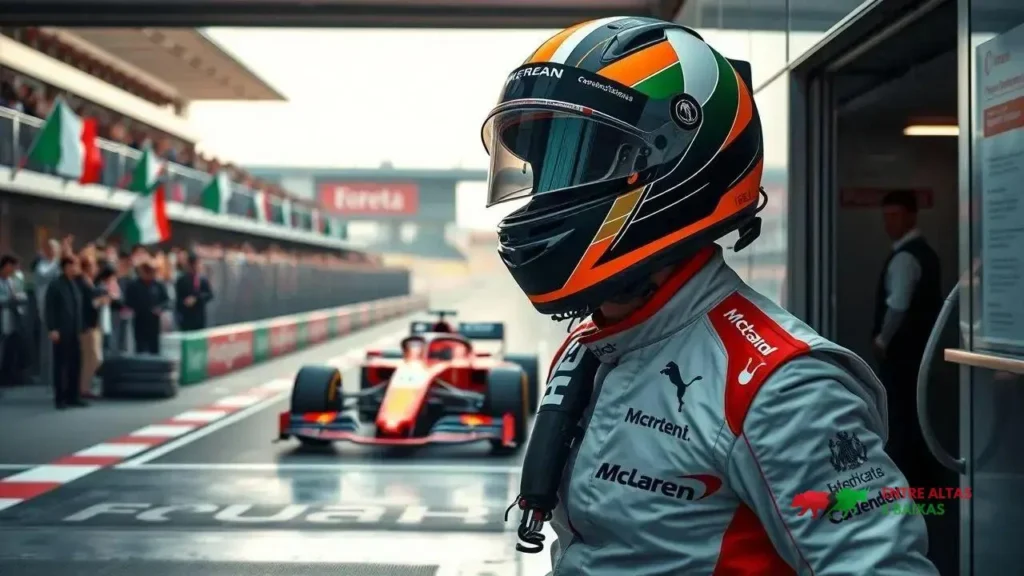 Alex Dunne em Monza: oportunidade de mostrar valor na prática do GP Italiano