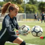 Ana Morganti, goleira promessa do Corinthians, avança na seleção e na base