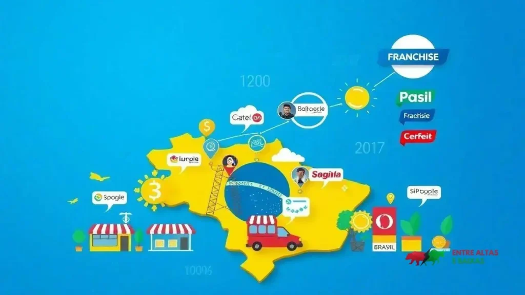 Crescimento do Setor de Franquias: 14,2% no 2T25 no Brasil