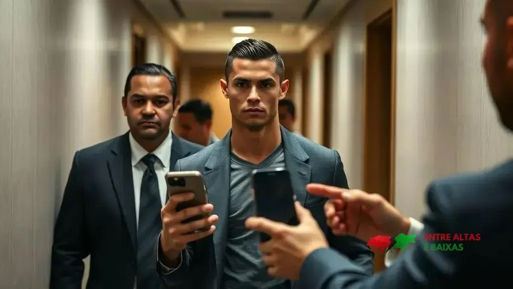 Cristiano Ronaldo empurra torcedor em hotel durante concentração de Portugal