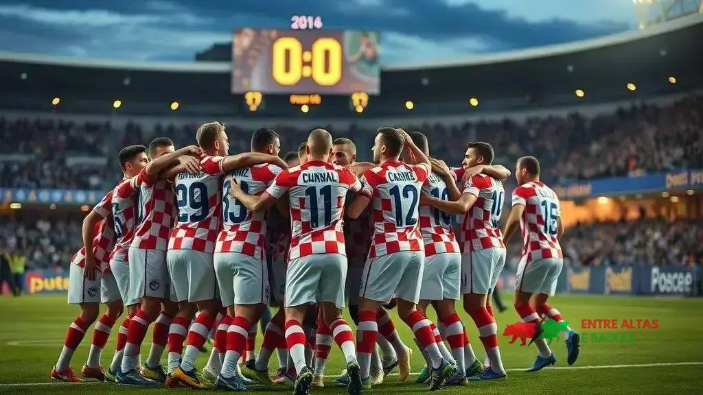 Croácia goleia Montenegro por 4 a 0 em Zagreb e assume liderança