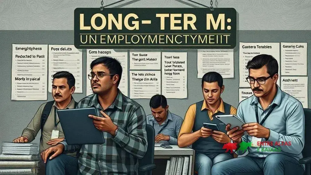 Desemprego de Longo Prazo Chega a 1,2 Milhão no Brasil