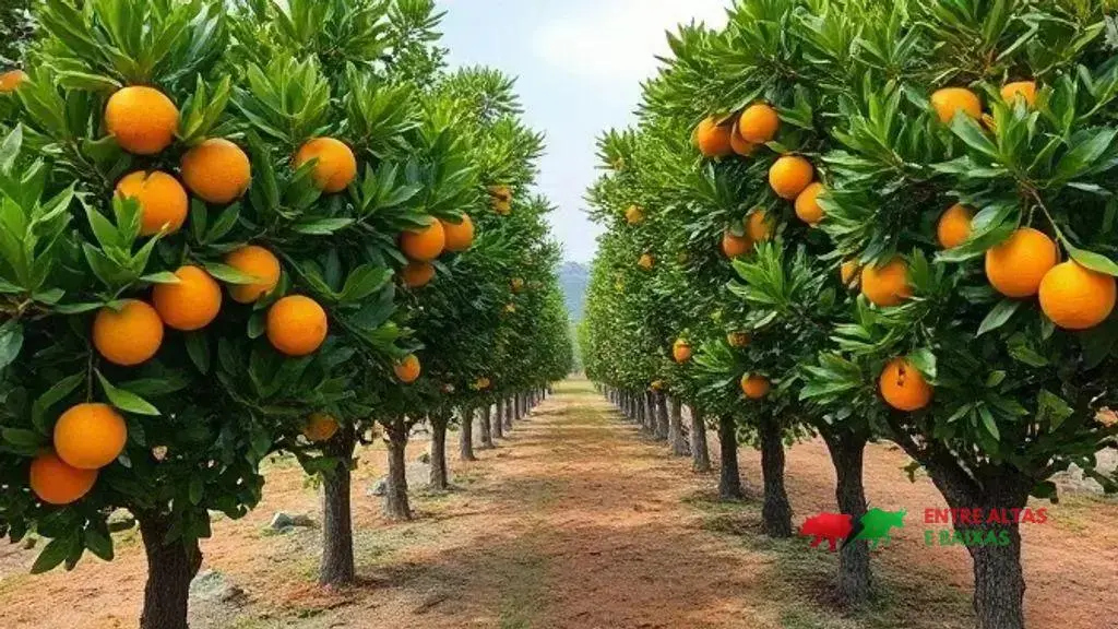 Greening impacta a produção de laranja com queda de 2,5% na estimativa para 2025/26